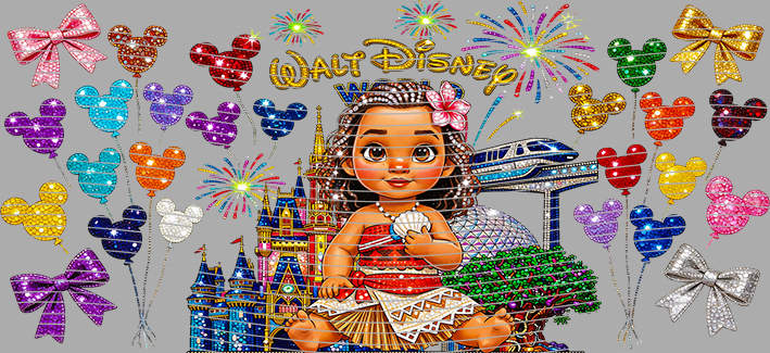 16oz Disney style-D-3534